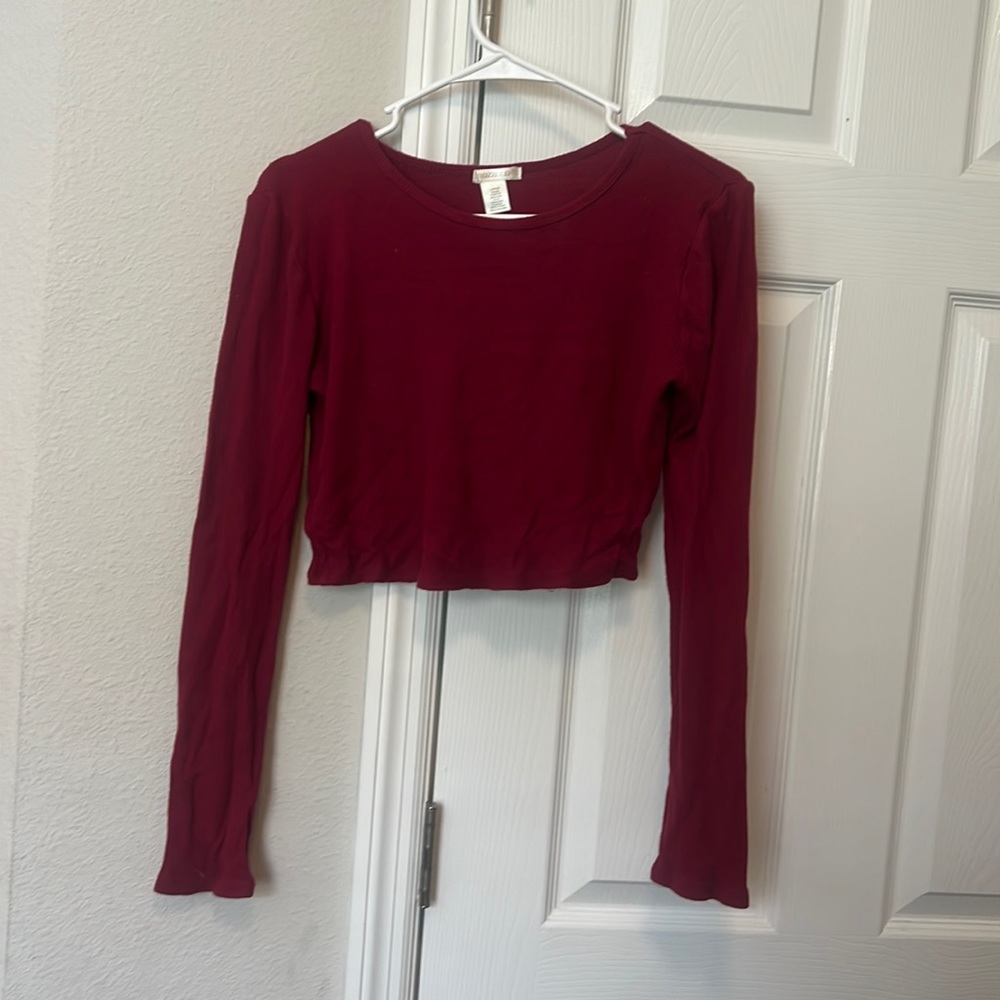 Sweater crop top